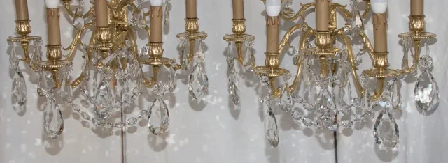 PAIR OF NAPOLEON III PERIOD WALL LIGHTS