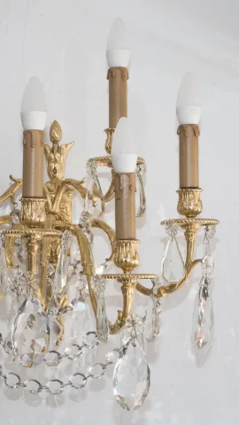 PAIR OF NAPOLEON III PERIOD WALL LIGHTS