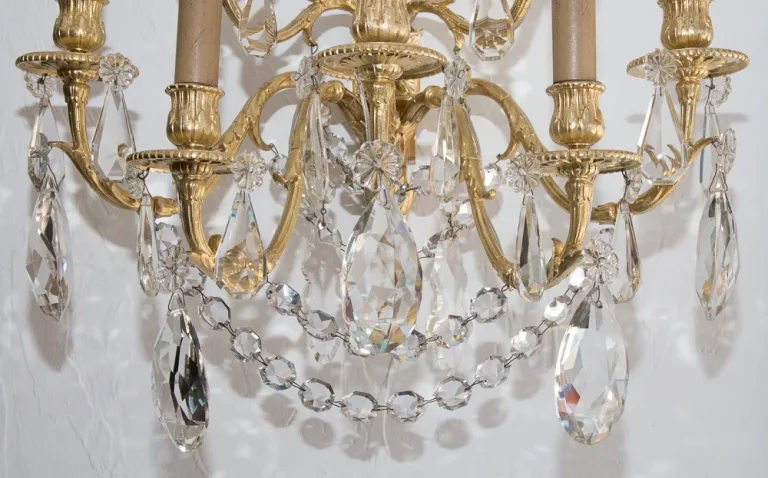 Paire d’appliques en bronze doré époque Napoléon III
