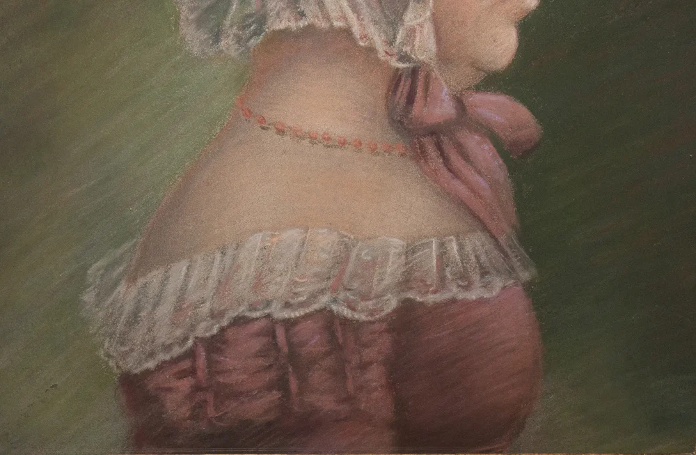 Paire de portraits  époque Restauration