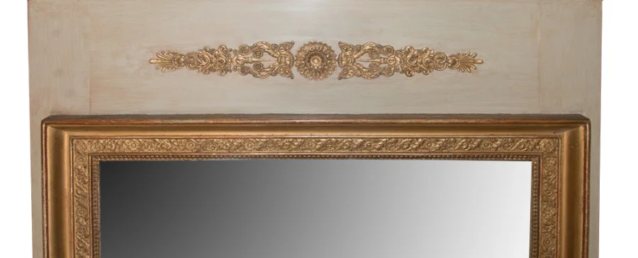 FRENCH EMPIRE STYLE TRUMEAU
