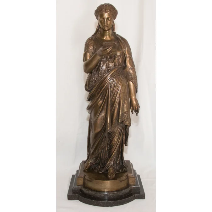 BRONZESKULPTUR von L. GREGOIRE