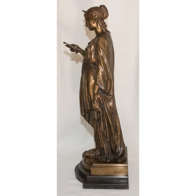 BRONZESKULPTUR von L. GREGOIRE