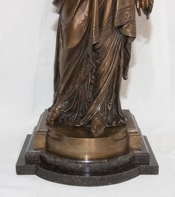 BRONZESKULPTUR von L. GREGOIRE