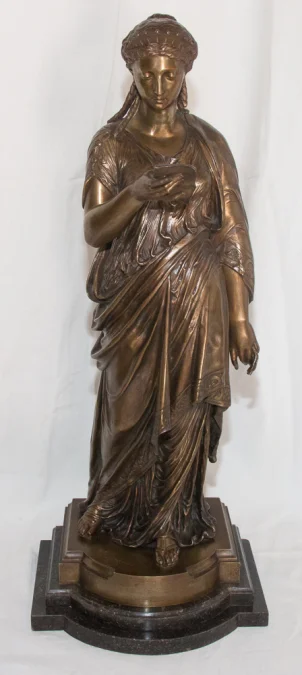 BRONZESKULPTUR von L. GREGOIRE