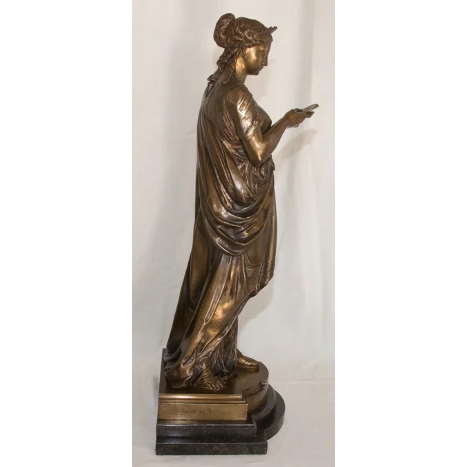 BRONZESKULPTUR von L. GREGOIRE