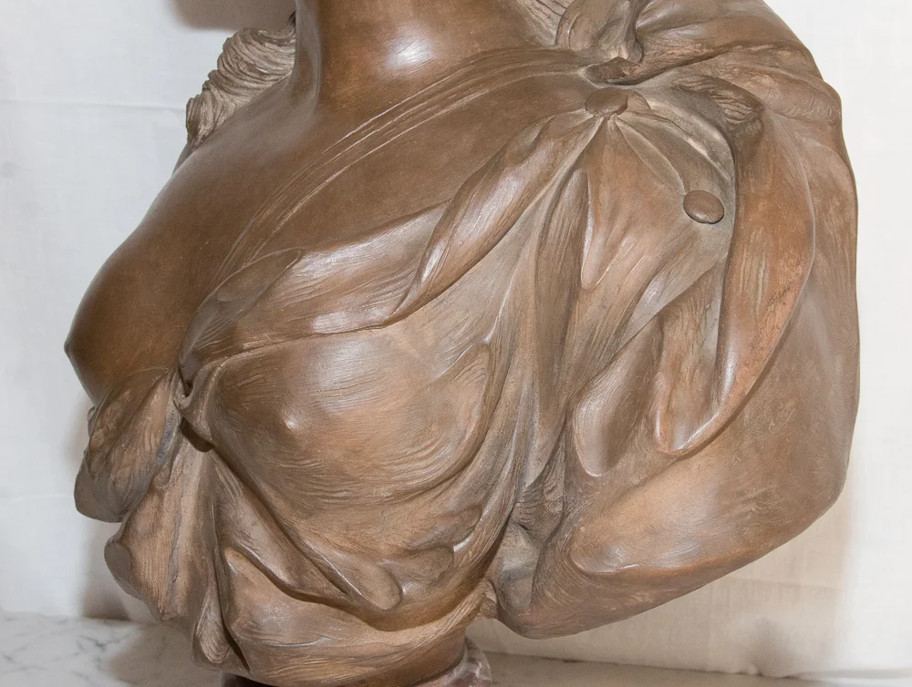 Madame du Barry  d’après Caffiéri en terre cuite XIXe siècle
