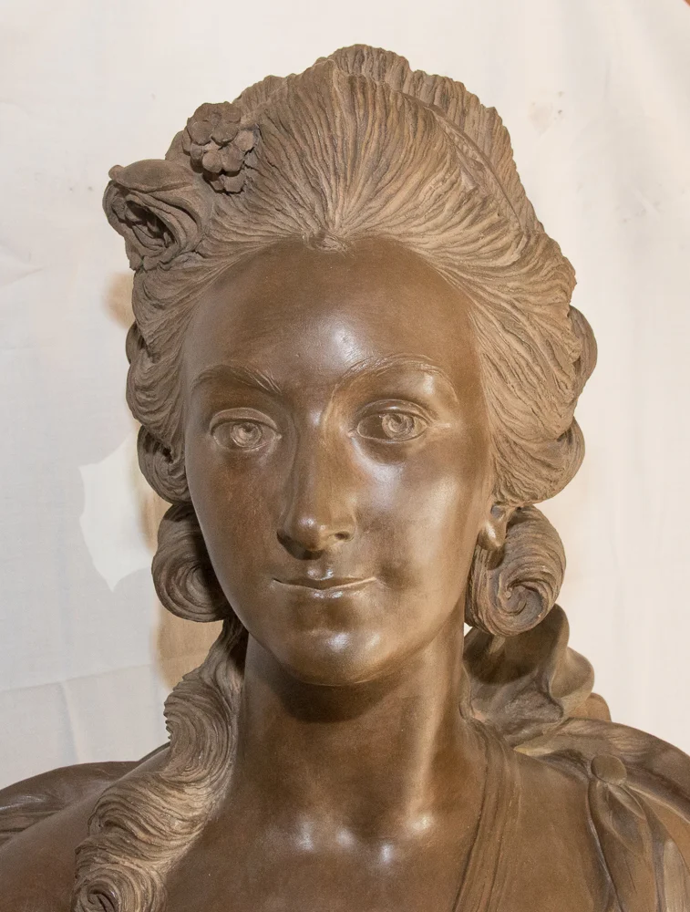 Madame du Barry  d’après Caffiéri en terre cuite XIXe siècle