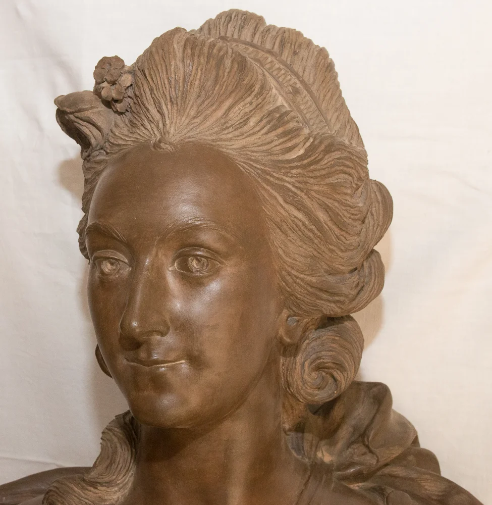 Madame du Barry  d’après Caffiéri en terre cuite XIXe siècle