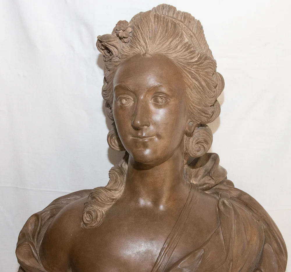 Madame du Barry  d’après Caffiéri en terre cuite XIXe siècle