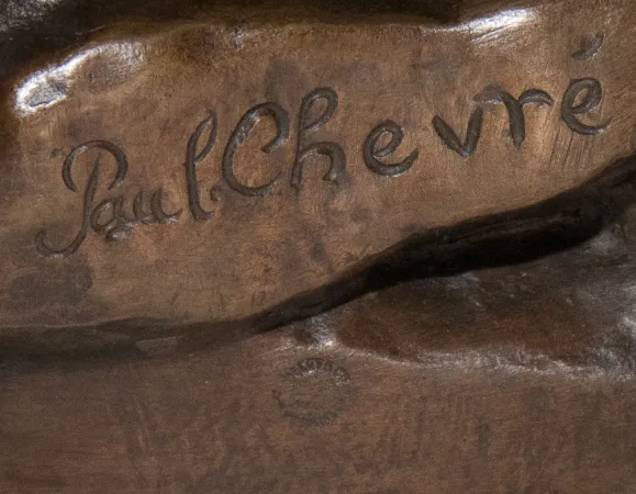 Paul Romain CHEVRE 的青铜雕塑