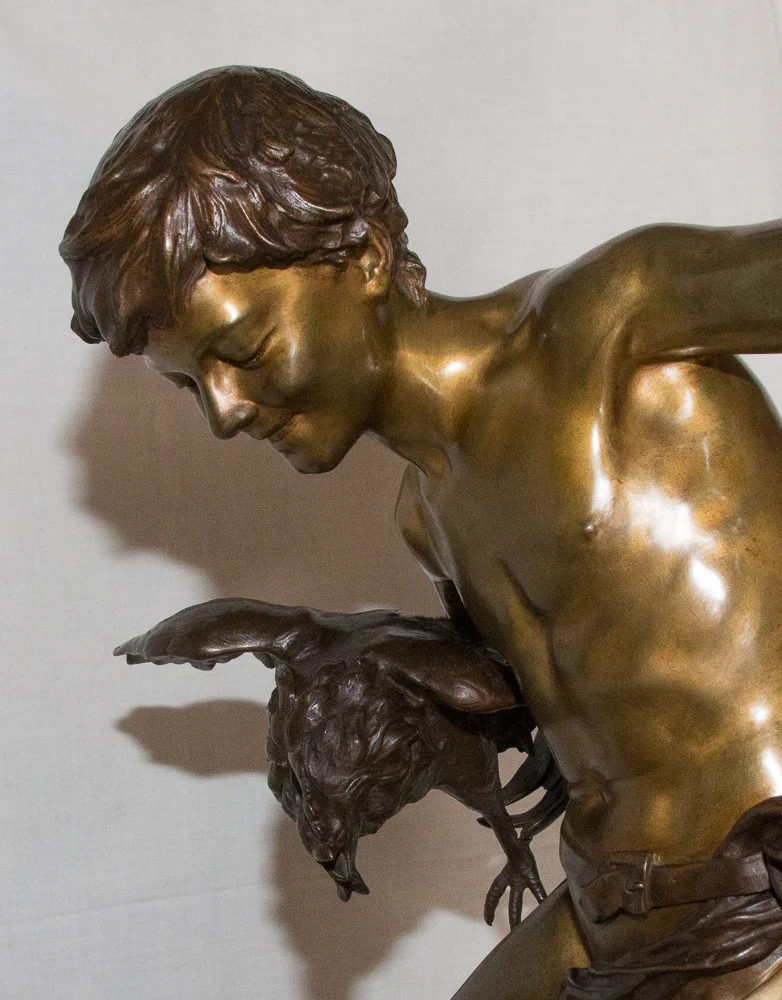 SCULTURA IN BRONZO di Paul Romain CHEVRE