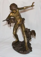 BRONZE SCULPTURE by Paul Romain CHEVRE