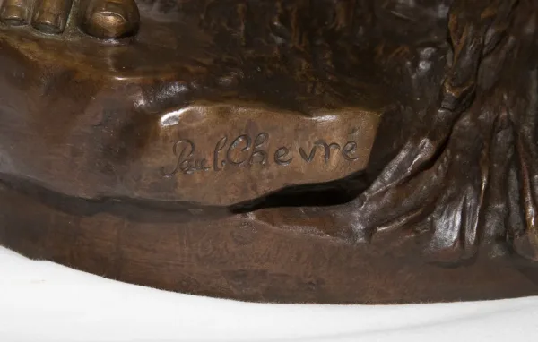 Paul Romain CHEVRE 的青铜雕塑