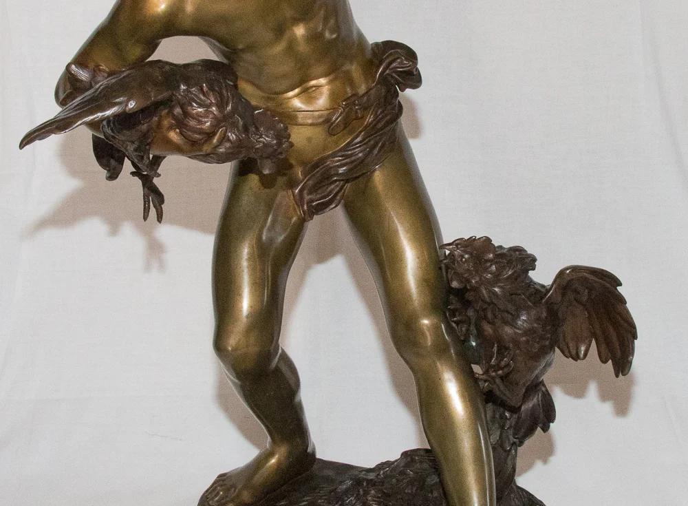 SCULTURA IN BRONZO di Paul Romain CHEVRE