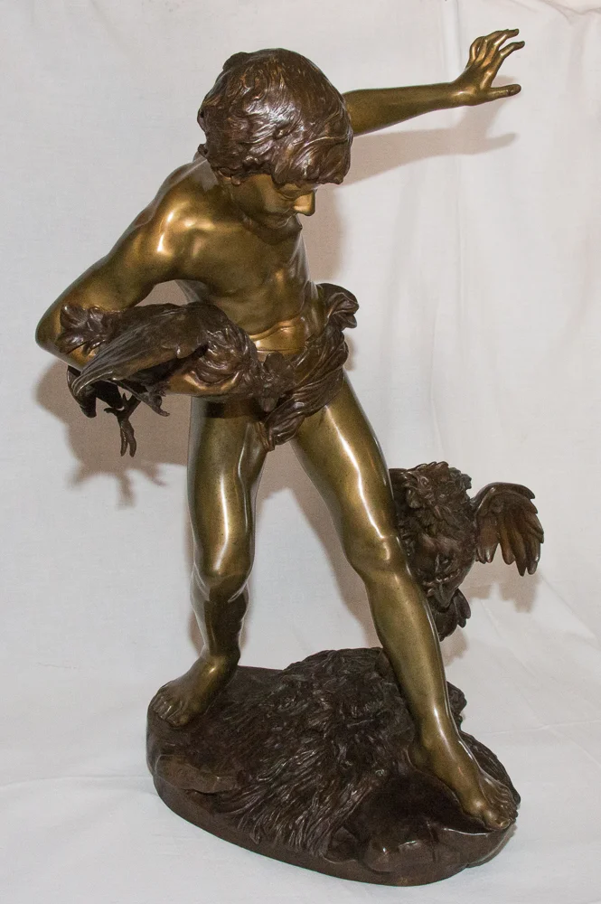 SCULTURA IN BRONZO di Paul Romain CHEVRE
