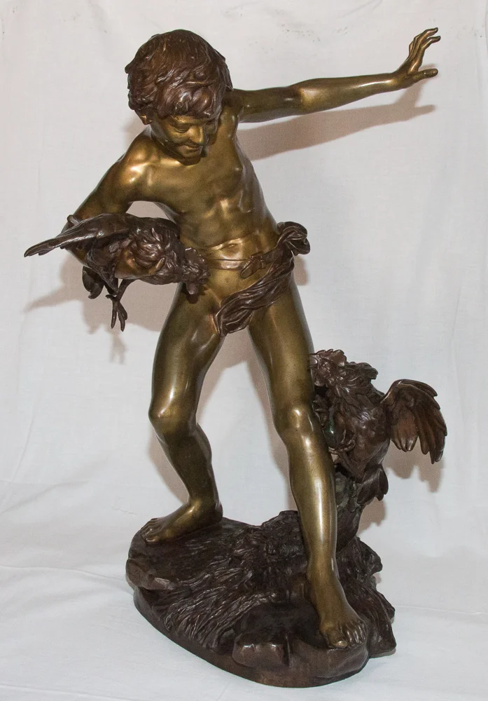SCULTURA IN BRONZO di Paul Romain CHEVRE