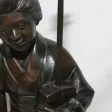Geisha Sculpture en bronze Japon époque Meiji