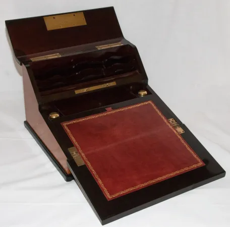 Écritoire Paul Sormani en marqueterie circa 1860