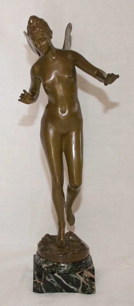 BRONZE NYMPH signed J. GARNIER