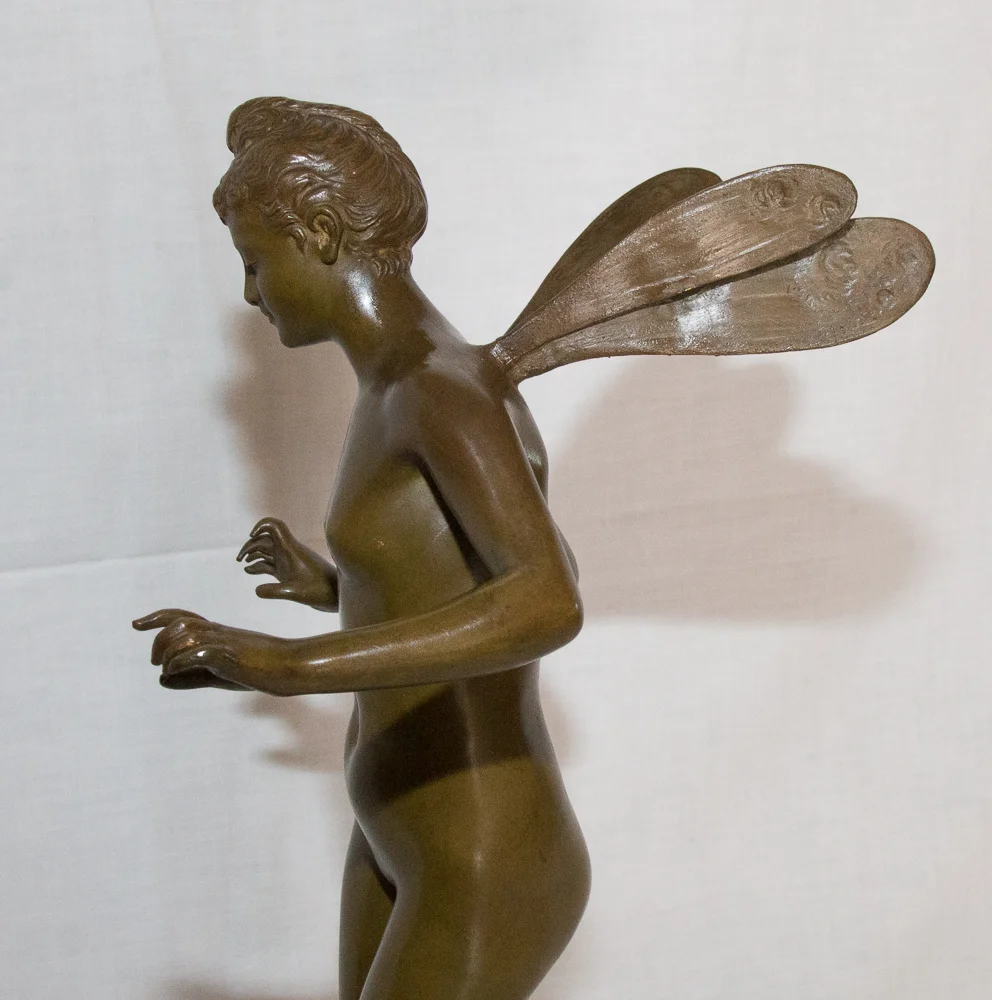 BRONZE NYMPH signed J. GARNIER