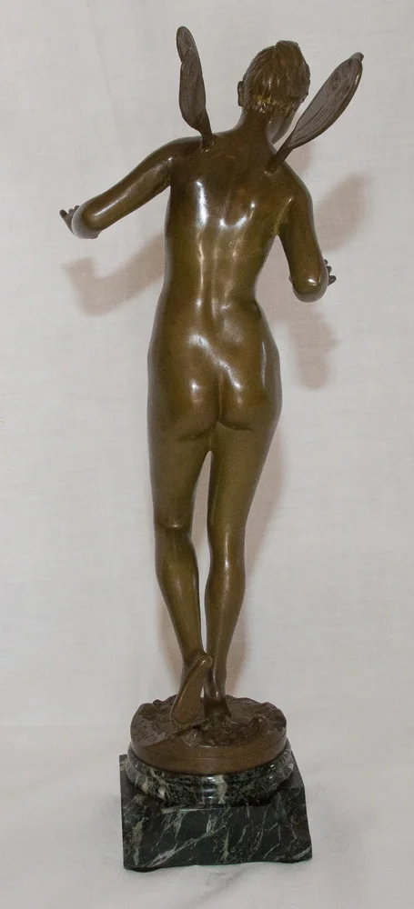 BRONZE NYMPH signed J. GARNIER