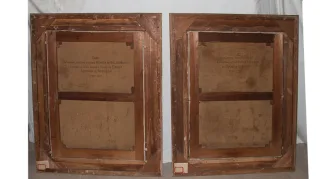 COPPIA DI RITRATTI DEL XIX SECOLO