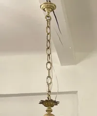 Grand lustre en bronze doré époque Napoléon III