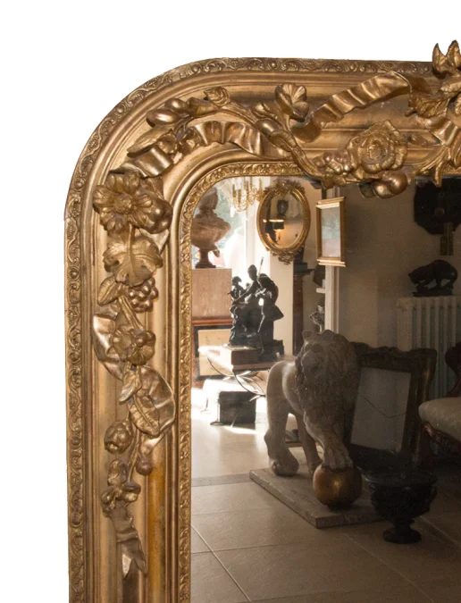 NAPOLEON III-ZEITRAUM-MANTELSPIEGEL