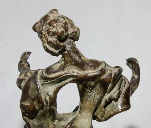 BRONZESKULPTUR signiert DALI