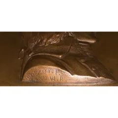 ボナパルト将軍のブロンズ メダリオン