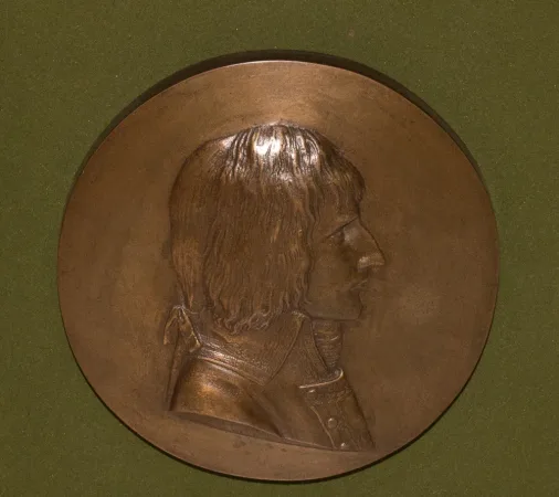 BRONZEMEDAILLON DES GENERAL BONAPARTE