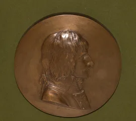 ボナパルト将軍のブロンズ メダリオン