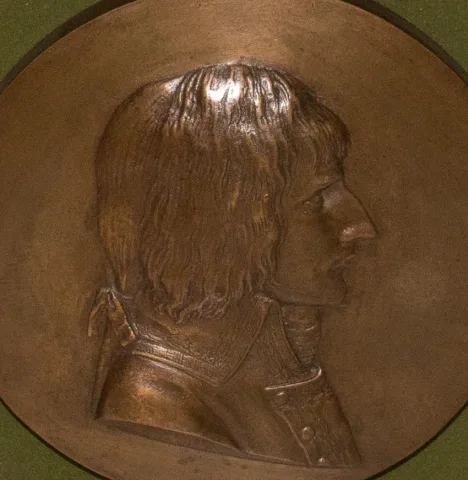 Médaillon en bronze du Général Bonaparte BOISOT XIXe