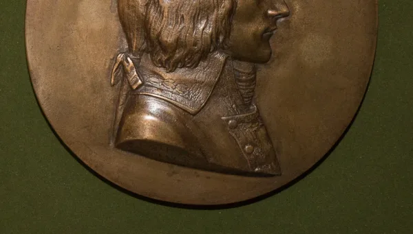 BRONZEMEDAILLON DES GENERAL BONAPARTE