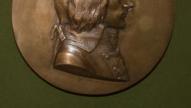 Médaillon en bronze du Général Bonaparte BOISOT XIXe