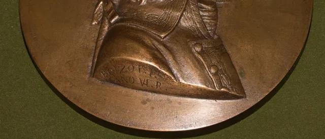 Médaillon en bronze du Général Bonaparte BOISOT XIXe
