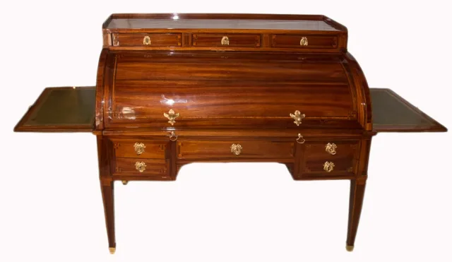 LOUIS XVI PERIOD CYLINDER TOP DESK