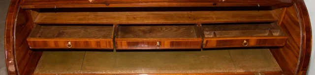 LOUIS XVI PERIOD CYLINDER TOP DESK