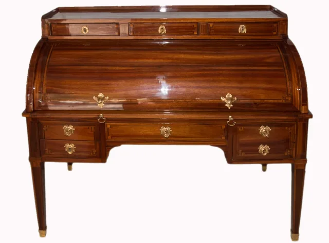 LOUIS XVI PERIOD CYLINDER TOP DESK