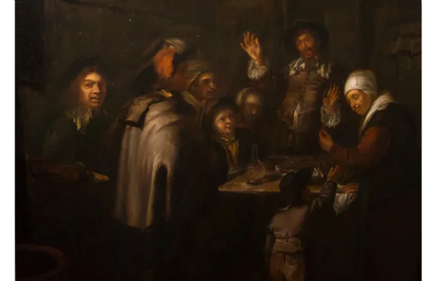 Le Charlatan d’après Frans Van Mieris fin XVIIIe Siècle