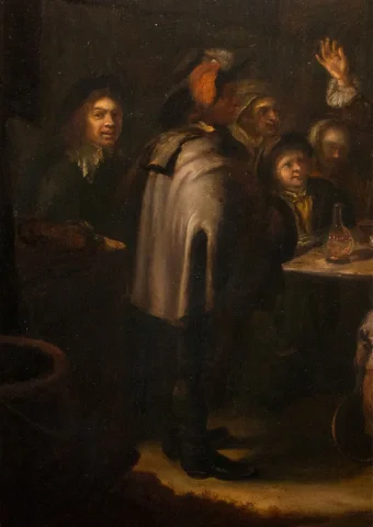 Le Charlatan d’après Frans Van Mieris fin XVIIIe Siècle
