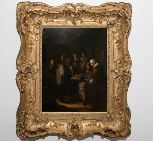 Le Charlatan d’après Frans Van Mieris fin XVIIIe Siècle