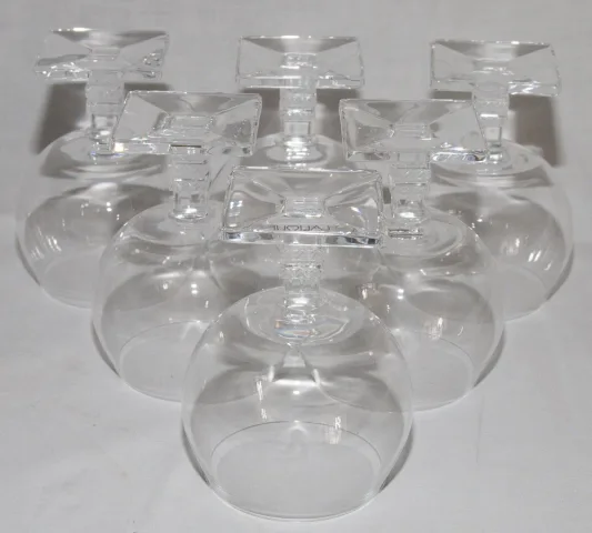 Série de 6 Verres à Bourgogne Argos LALIQUE