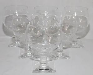 Série de 6 Verres à Bourgogne Argos LALIQUE