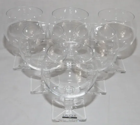 Série de 6 Verres à Bourgogne Argos LALIQUE