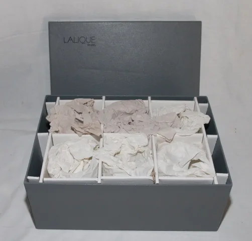 Série de 6 Verres à Bourgogne Argos LALIQUE