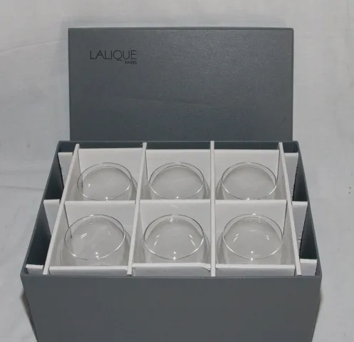 Série de 6 Verres à Bourgogne Argos LALIQUE