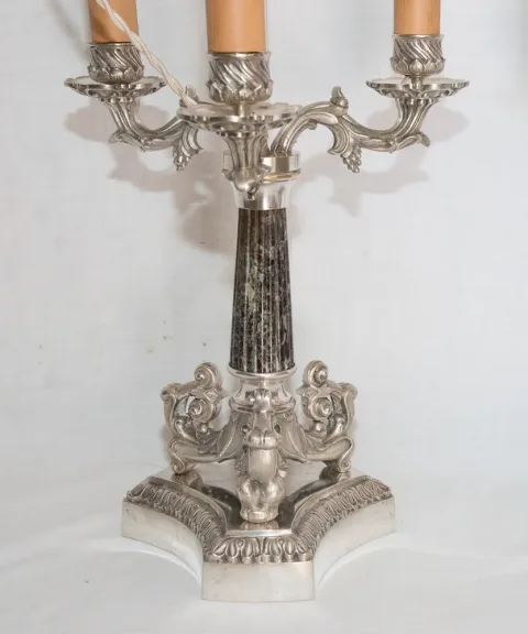BOUILLOTTE-LAMPEN AUS DER FRANZÖSISCHEN RESTAURATIONSZEIT