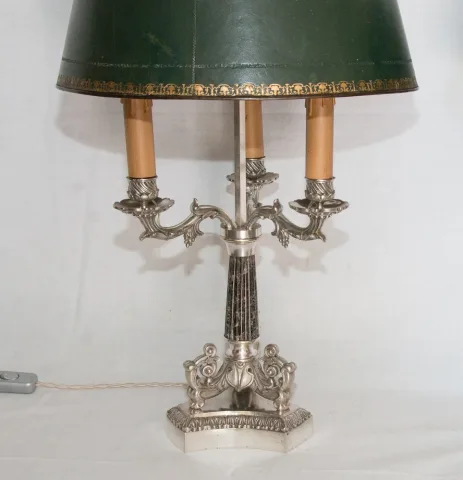 FRENCH RESTAURATION PERIOD BOUILLOTTE LAMPS